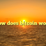 How does bitcoin work