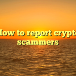 How to report crypto scammers