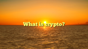 What is crypto?